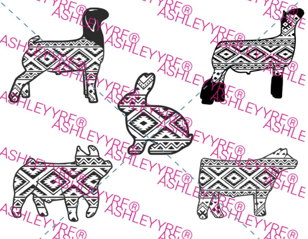 Aztec Show Animal's SVG - Etsy