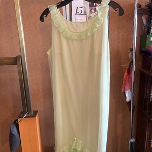 1960s Pastel Green Nightgown