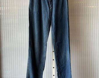 Lee jaren 80 gestreepte denim loopjeans met medium wassing
