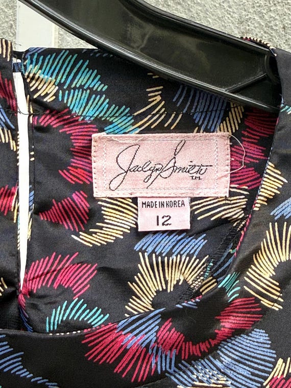 1980s Abstract Firework Blouse - image 3