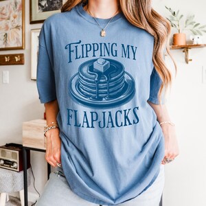 Brunch T-Shirt, Breakfast Lover&#39;s Tee, Pancake Shirt, Fun Food Quote, Funny Breakfast, Quirky Sayings, Vintage Pancake, Brunch Lover Gift