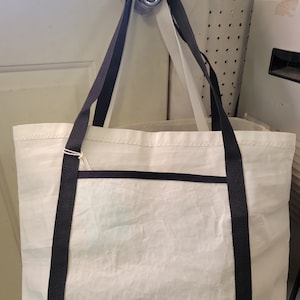 Large Recycled Sail Tote Bag image 1