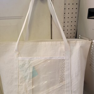 Large Recycled Sail Tote Bag image 2