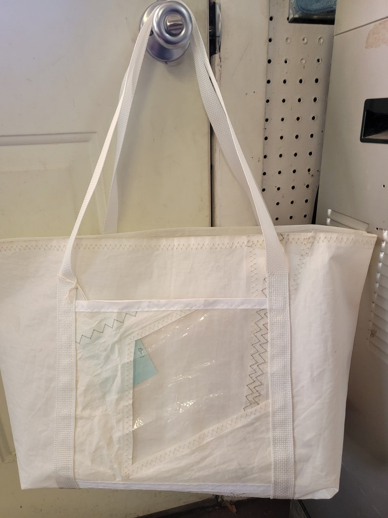 Large Recycled Sail Tote Bag image 2