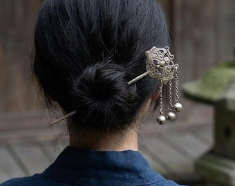 Japanese Antique Hairpin Gift for Her – Wabi-Sabi Jewelry, Unique & Thoughtful Present, Vintage Kanzashi