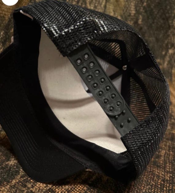 Blank Black Ropebrim SnapBack Hat