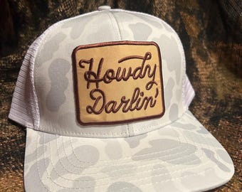 Howdy Darlin 'Retro-Camouflage SnapBack Trucker-Hut