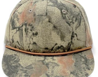 Blank Natural Gear Camo SnapBack Hat