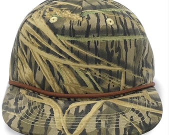 Blank Reed Camo Mossy Oak SnapBack Hat
