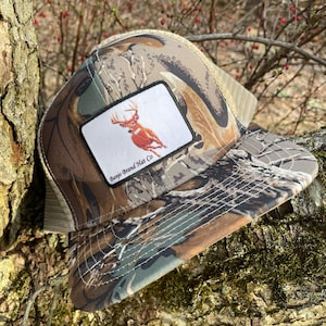 Boné de caminhoneiro WhiteTail Deer RealTree Camo SnapBack