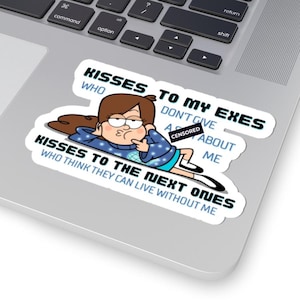 Mabel Pines Exes Sticker | Tate McRae Fan | Cute Gravity Falls Twins Accessories | Mature Language | Silly Goose Merch Co.
