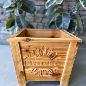 Outdoor Cedar Planter Box