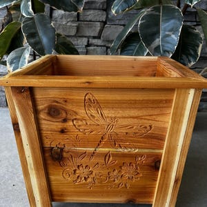Outdoor Cedar Planter Box