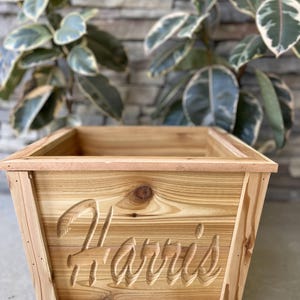 Outdoor Cedar Planter Box