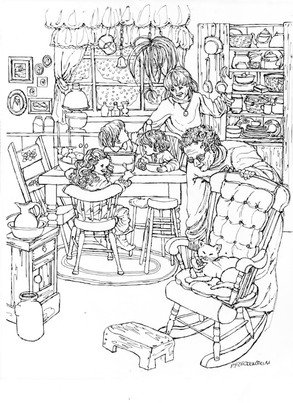 Download Coloring Page Instant Printable Art For Adults Teenschildren Etsy