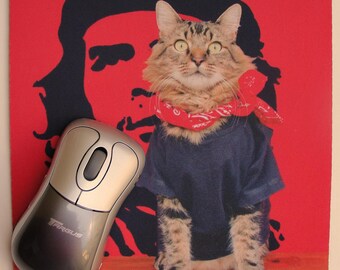 Alfombrilla de ratón: Gato Guevara