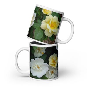 Yellow roses mug