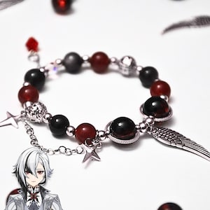 Genshin Character Arlecchino Themed Bracelet