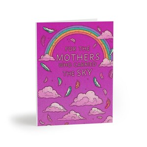 Tarjetas del Día de la Madre, Tarjetas Inspiradoras, Tarjetas Arcoíris, Tarjetas del Día de la Madre, Papelería Única