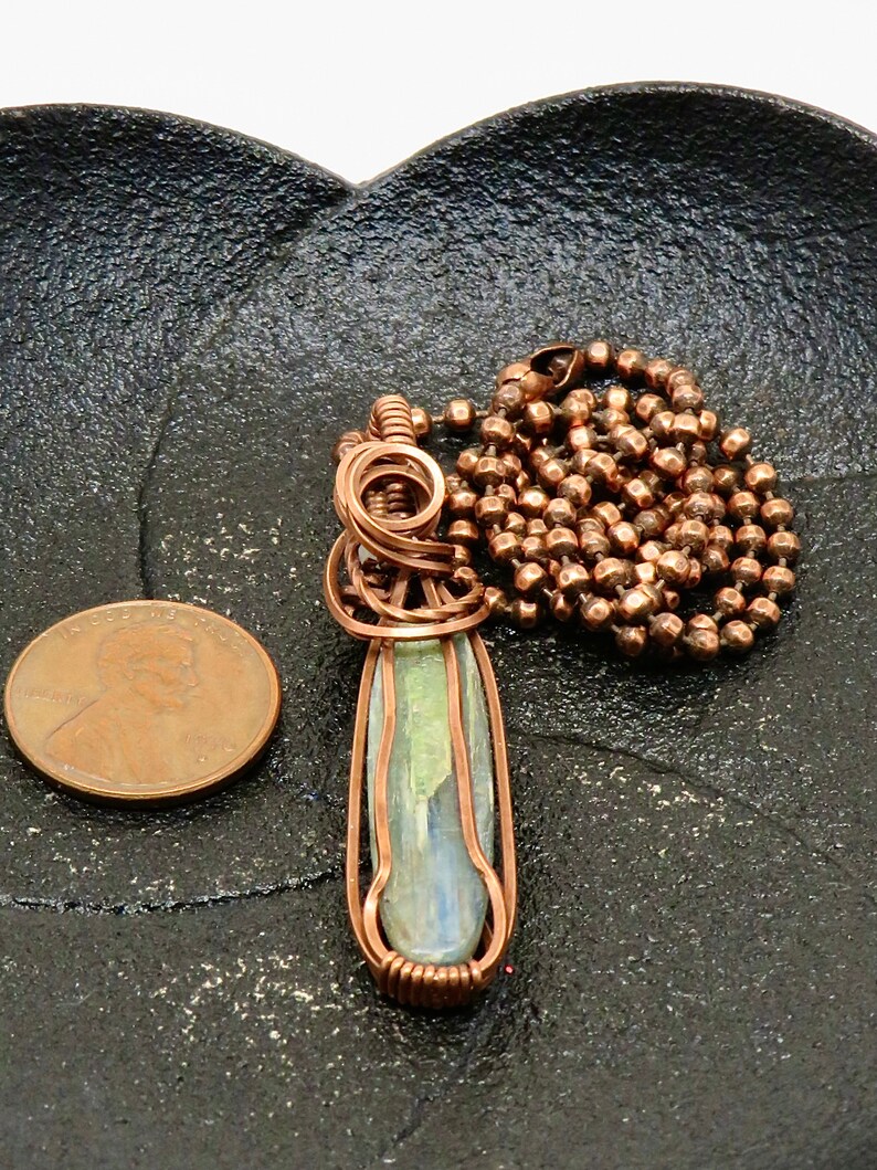 Natural Blue KYANITE Pendant+Kyanite Earring Kyanite Jewelry Set BEAUTIFUL Kyanite Gemstone GENUINE Kyanite Blue Stone Drop Necklace Set