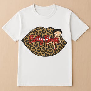 Camiseta unisex de Betty Boop, camiseta con gráficos de dibujos animados vintage, camiseta retro de cultura pop, ropa clásica genial, regalo para fanáticos de la animación.