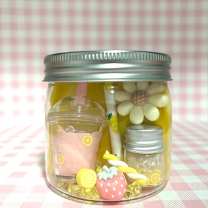 Play Dough Lemonade Jars