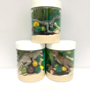 Jurassic Park Play Dough Jars