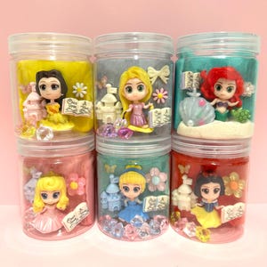 Princess Play Dough Jars