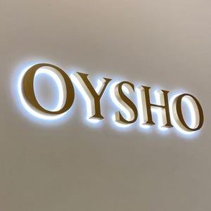 3D Backlit Sign - Outdoor LED Lightup Sign - Illuminated Letter Sign - Storefront Signboard - Salon Sign