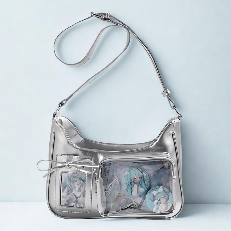 DIESEL【 y2k/牛革 カウレザー 切替 one shoulder bag