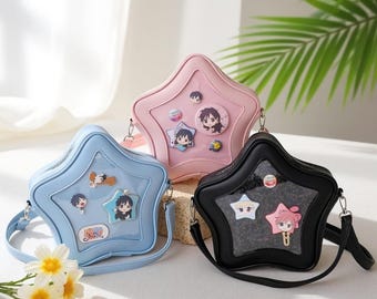 Summer Star Ita Bag – Kawaii Pastel Display Crossbody