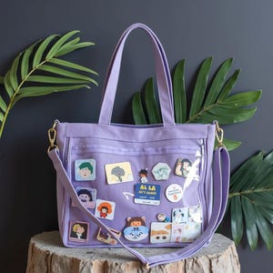 Ita Bag – Kawaii Clear Display Schultertasche mit Einsatz (Upgrade- und klassische Versionen)