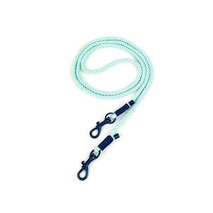 Chaîne de téléphone portable noir menthe avec mousqueton noir et embouts pour femme | réglable, accrochez votre téléphone autour de votre cou