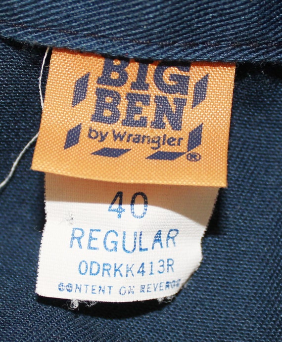 70s / 80s vintage Big Ben Wrangler coveralls, han… - image 10