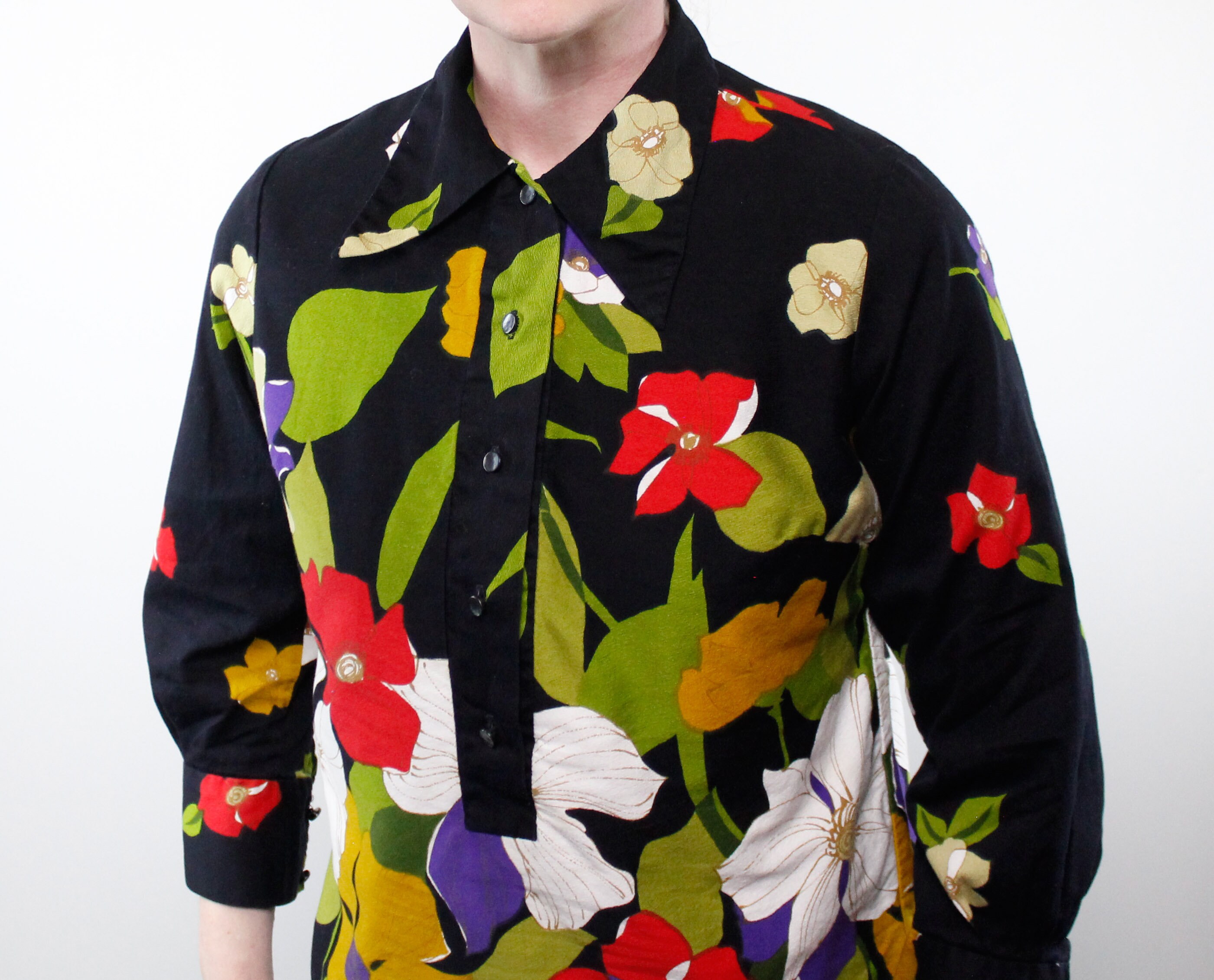 Vintage 60's Alfred Paquette Brand Pullover Blouse With Etsy