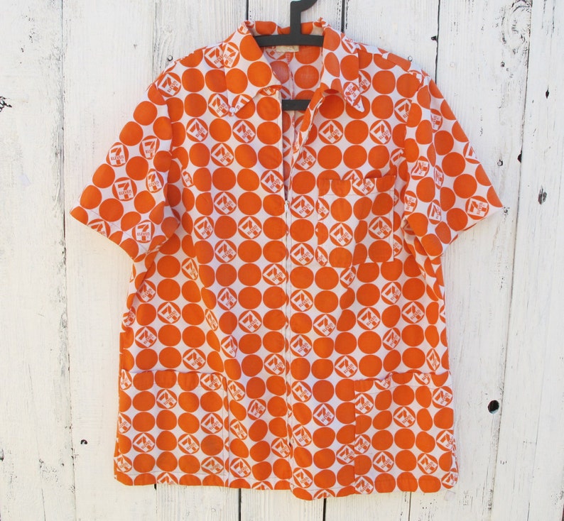 70s Vintage 7-11 Uniform Shirt XL | Etsy