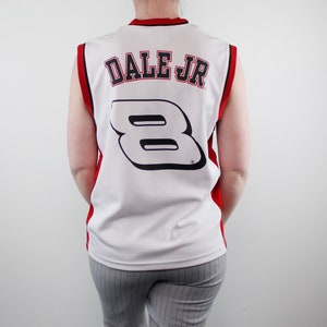 Vintage Budweiser Dale Earnhardt Jr. Basketball Jersey, Number 8 - Small