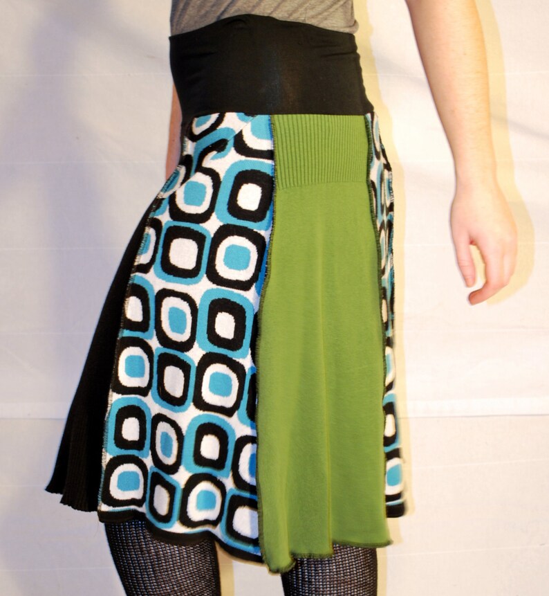 Recycled Sweater Skirt Large Sl0009 - Etsy