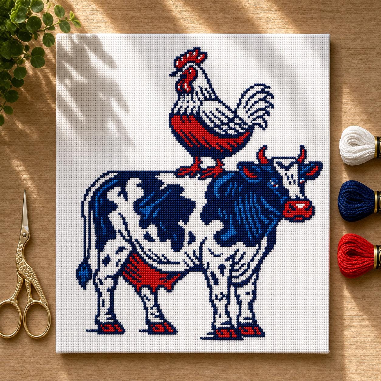 Joy sunday cross stitch - Etsy 日本