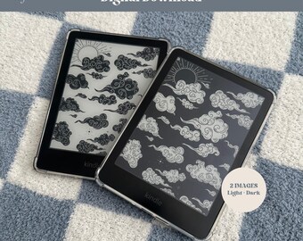 Custom Kindle Lock Screen, Dreamy Sky, Akatsuki Clouds Screensaver, Bookish Wallpaper Kindle Naruto Lockscreen Kindle Paperwhite Lock Screen