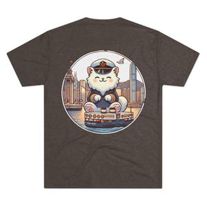 Camiseta MLFF Star Ferry Cat Série Hong Kong Skyline