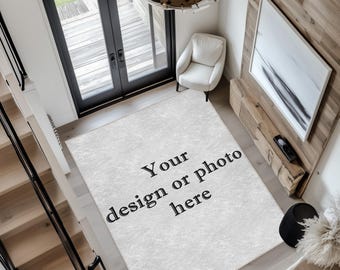 Personalized Rug, Your Design, Your image Rug, Doormats, Living Room Rug, Unique Gift, Custom Rug, Traditional Carpet, Vintage, Carpet