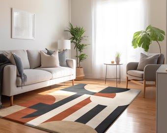 Abstract Geometric Rug, Gothic Decor, Medieval Fantasy Rug, Doormats, Living Room Rug, Unique Gift, Custom Rug, Traditional Carpet, Vintage