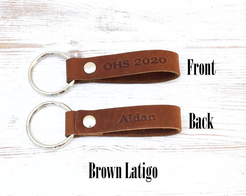 Graduation Gift for Him or Her Personalized Keychain Custom Etsy