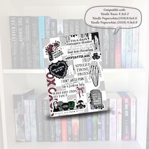 Printable Kindle Insert for Clear Case | Kindle Paperwhite | Kindle Decor | Digital Download | Dark Romance | Smut | Kindle Insert