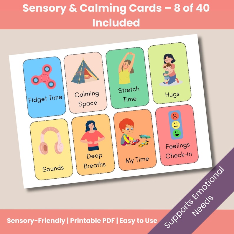 Printable Visual Schedule Cards for Kids | Daily Routine Chart for ADHD ...
