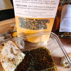Italian Bread Dipping Mix / Bread Dipping Oil / Herb Mix / Italian Seasoning Blend / Sourdough Bread Dipping Blend / Seasoning Mix
