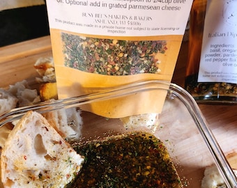 Italian Bread Dipping Mix / Bread Dipping Oil / Herb Mix / Italian Seasoning Blend / Sourdough Bread Dipping Blend / Seasoning Mix