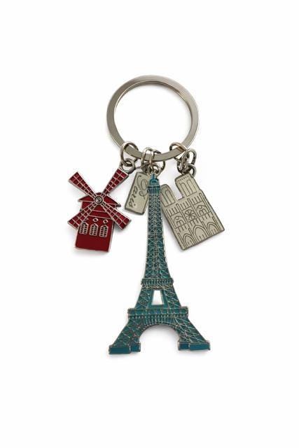 12 portachiavi Torre Eiffel, ciondoli chiave, mini ornamenti Torre