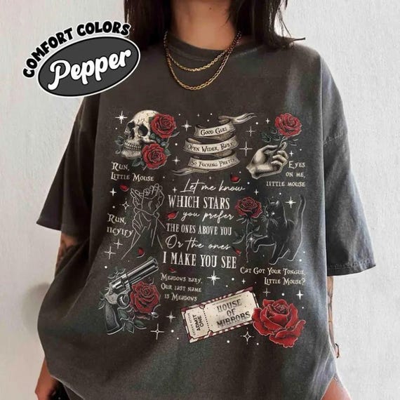 Run Little Mouse Comfort Colors Shirt, Haunting Adeline Shirt, Dark Romance Book Merch, Spicy Book Shirt, Smut Reader Gift, Cat and Mouse